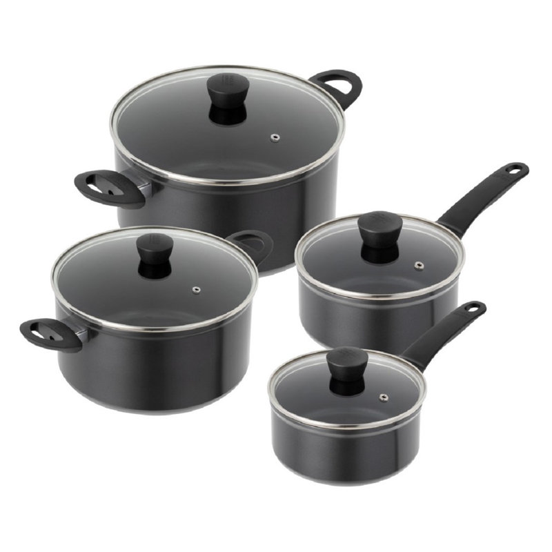 Kuhn Rikon Easy Induction Aluminium Non-Stick Induction Safe 4-Piece Mixed Cookware Set