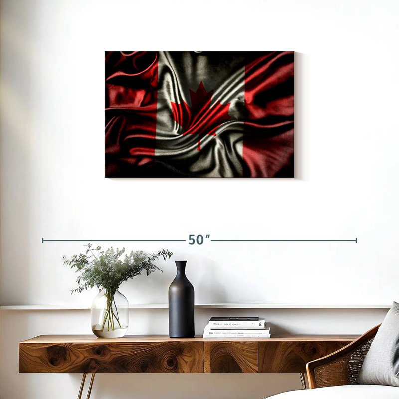 Borges Dark Canada Flag, 20" H x 30" W