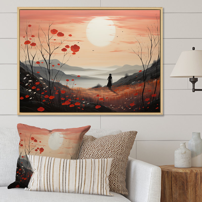 «Meadow Mystic Wilderness I» sur toile, H 34 po x l 44 po x P 1,5 po, Cadre naturel flottant