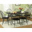 Avdo 6 - Person Four Leg Base Dining Set