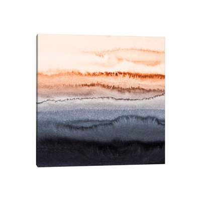 Within the Tides Nordic Sun Square 1 Piece Single Picture Frame Wall Art on Canvas