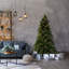 Canyon 7.5' H Lighted Artificial Pine Christmas Tree