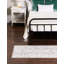 Tapis de couloir contemporain gris clair Aden-661441966