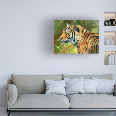 David Stribbling Young Male Retreats Canvas Art