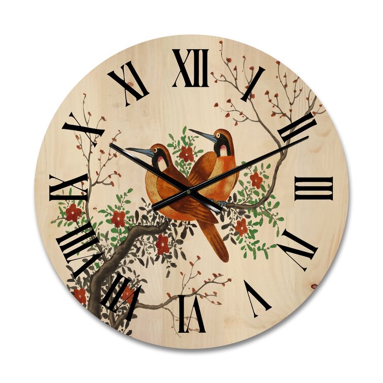 Bless international Solid Wood Wall Clock - Wayfair Canada