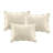 Madison Park Tuscany Cream Reversible Scalloped Edge 6-Piece Daybed Cover Set-653089963