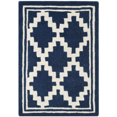 Geometric Wool Hand Woven Area Rug