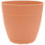 Jardinière intérieure / extérieure en plastique recyclé Dayton avec soucoupe attachée-1208387132-1236818562