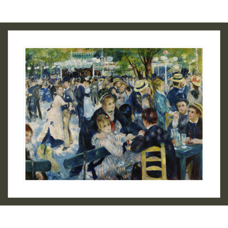 Danse au Moulin de la Galette, Pierre-Auguste Renoir, impression giclée sur cadre, H 23,5 po x l 29,27 po