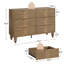 Commode 6 tiroirs pour chambre à coucher-1660671586