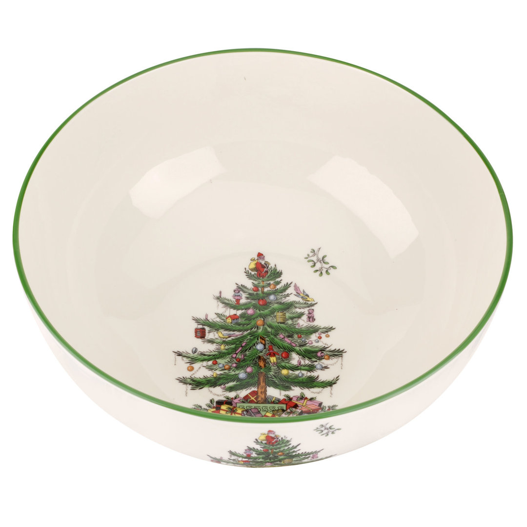 Spode Christmas Tree Round Bowl 10" Spode