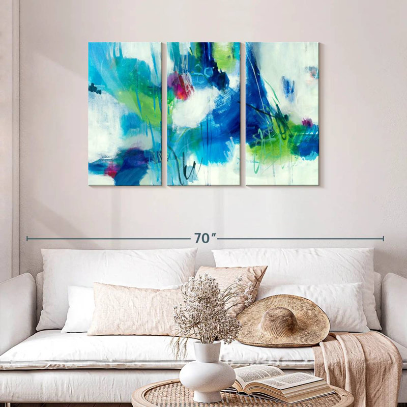 Burst Of Rain, 28" H x 45" W