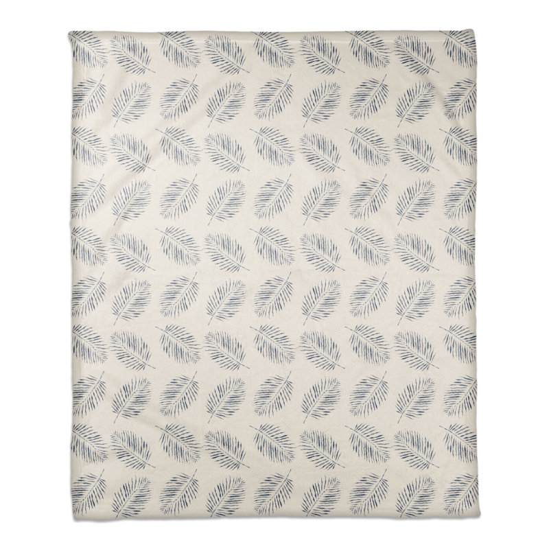 Hand Woven Throw Blanket, Navy