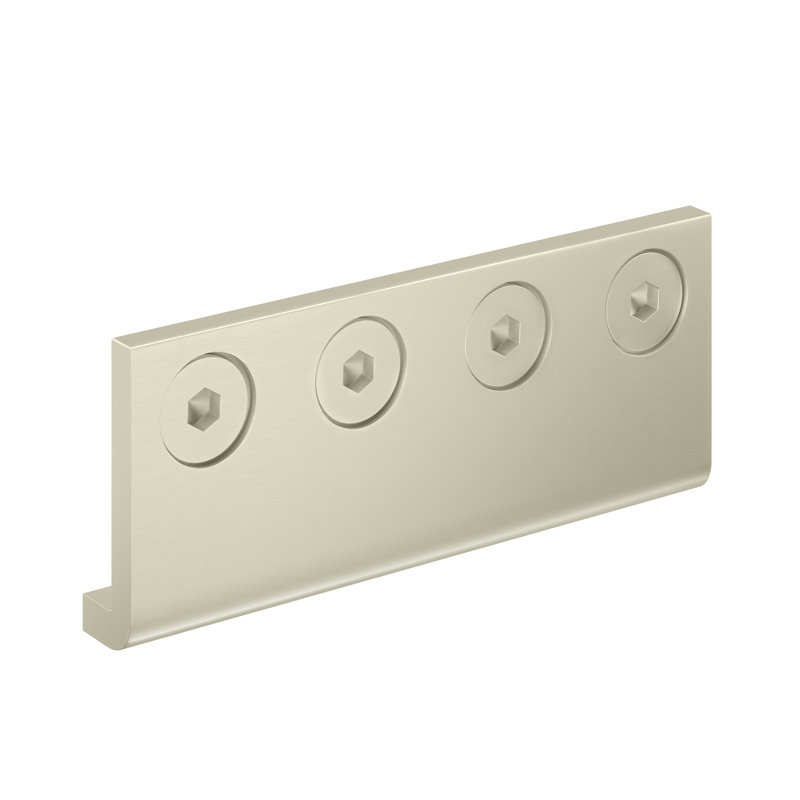 Adaptateur de raccordement pour rail de porte Express Express par Emtek, nickel satiné, Nickel satiné