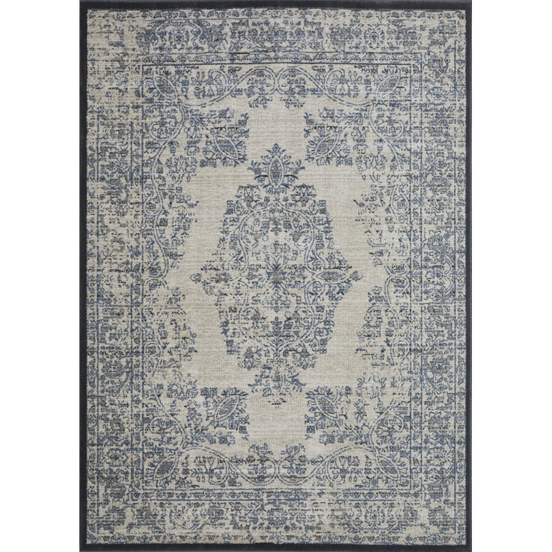 Oriental Indoor Rug, Rectangle 6' x 9'