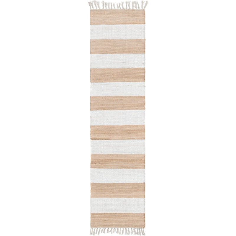 Carlotta Cotton Striped Indoor Rug, Runner 2'2" x 8'