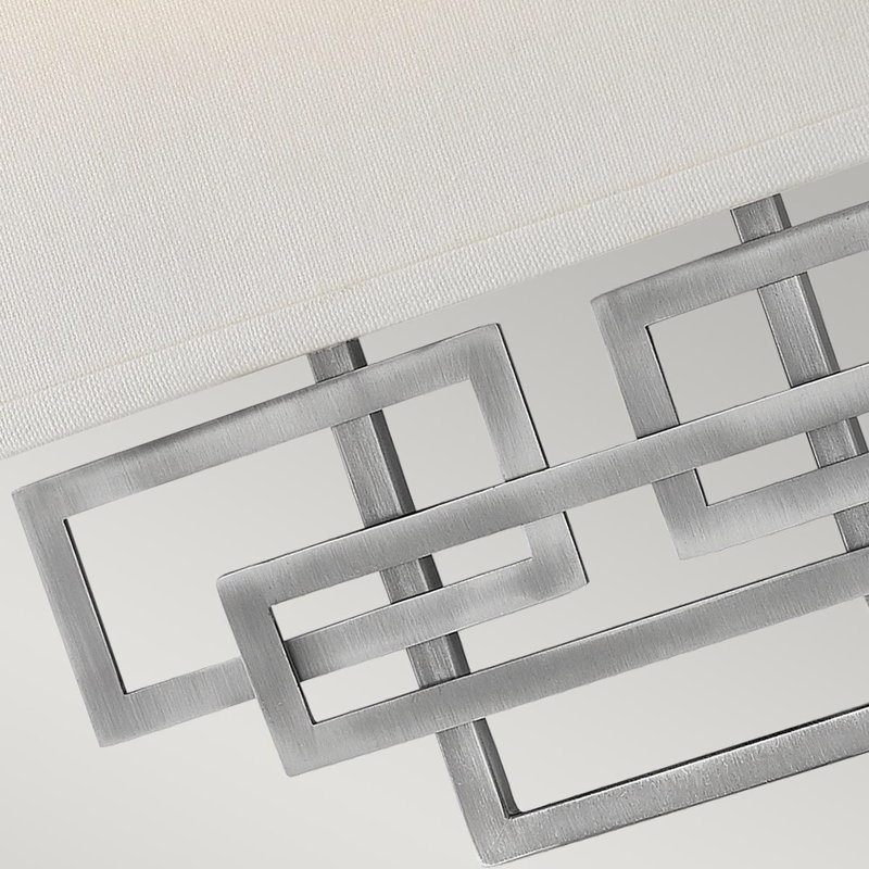 Parrott Flush Mounted Sconce, Antique Nickel