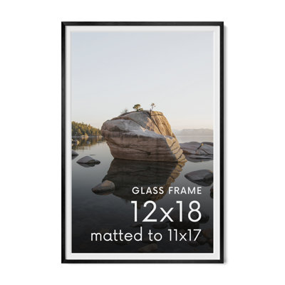 Cadre photo en métal avec verre