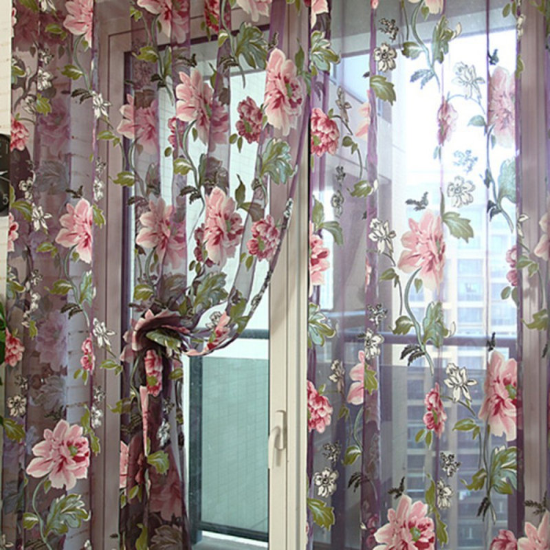 2PC Fashion Flower Tulle, Mauve