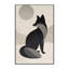 Tapis moelleux moelleux et moelleux en renard polaire beige / noir-612959097