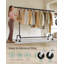 Clothes Rack On Wheels, Heavy-Duty Clothes Rail-1882769593