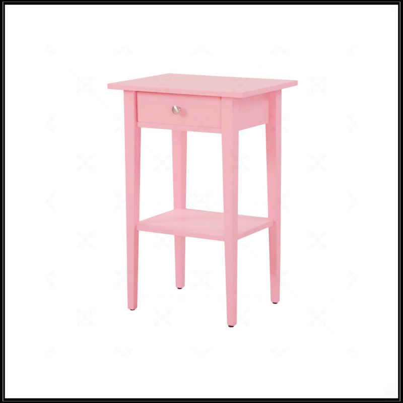 Table de chevet Dalton, Rose