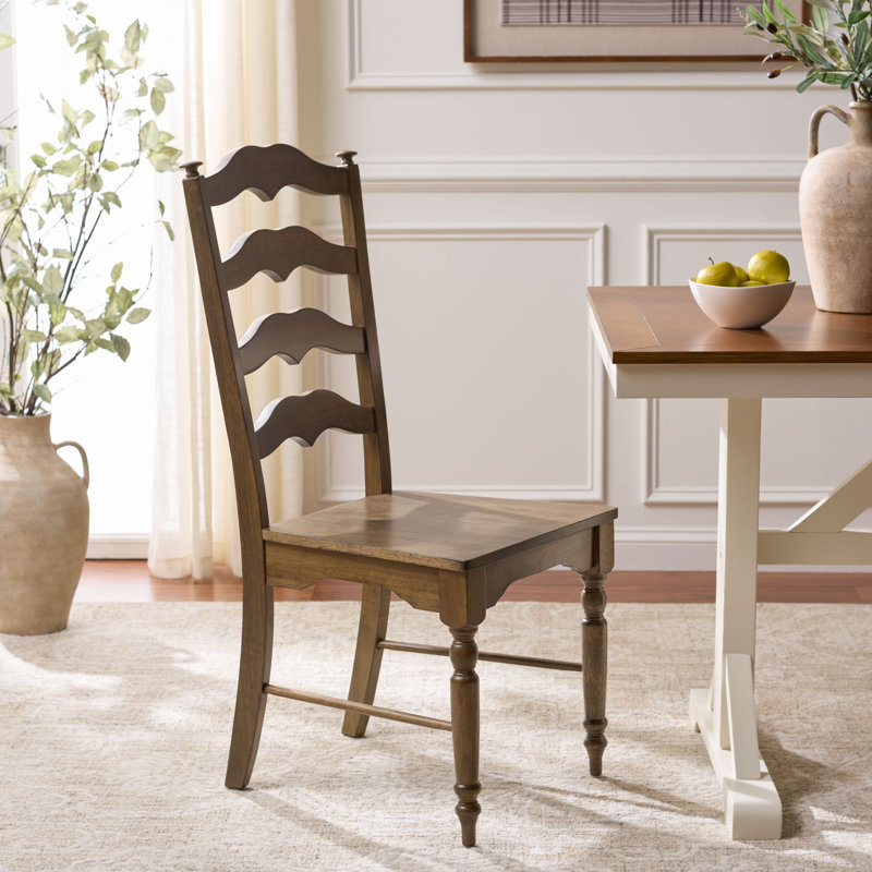 Chaise d'appoint Visalia Tavin, Chêne foncé