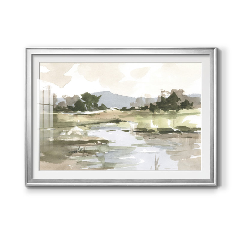 " Autumn Stream ", Silver, 36.5" W x 26.5" H