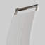 Budd 2Pcs, chaises de bureau modernes, similicuir Pu à haut dossier, pieds en métal plaqué, élégant pour la chambre, cuisine, blanc, revêtement de cuisine, bureau approprié,-121075276-121075274