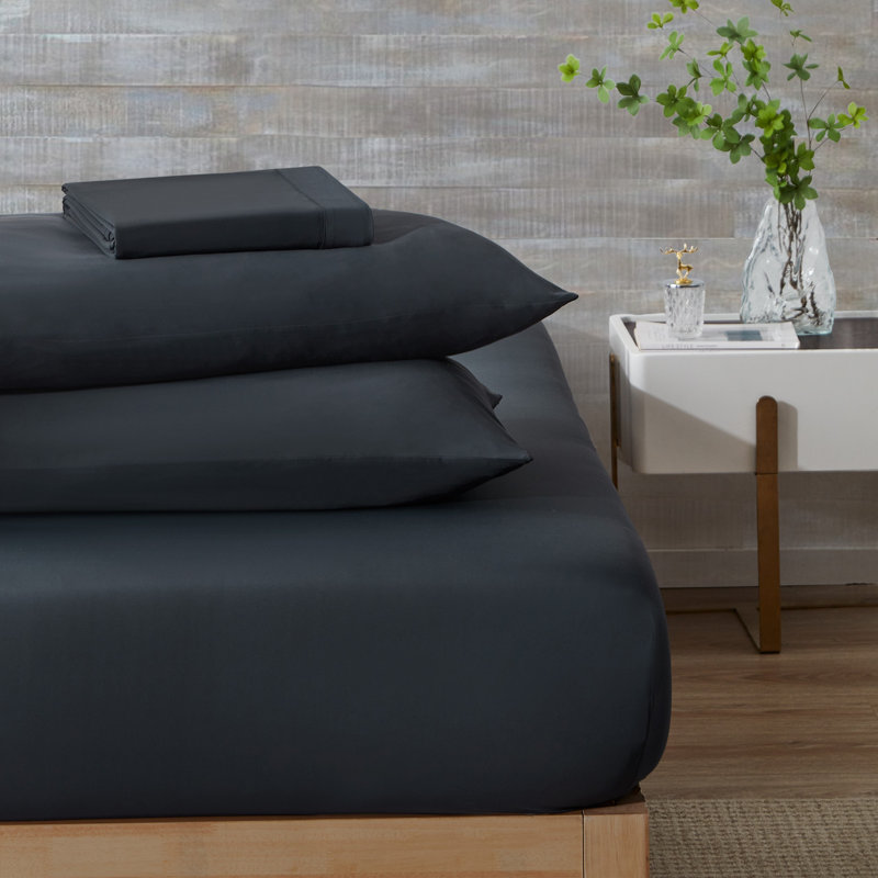 Cool It Boi® - Coma Inducer® Sheet Set, King Sheet Set with 2 Pillowcases, Black