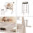 Hand Crank Adjustable Tempered Glass Drafting Drawing And Printing Table With Chair And Storage Space For Living Room, Study, Bedroom-2131114767