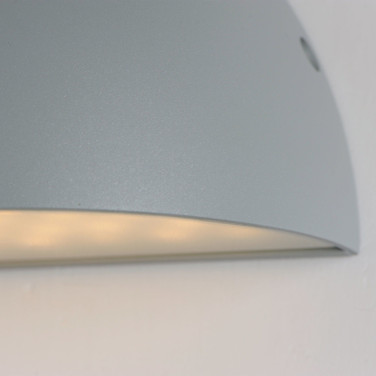 Luther Single Light Novelty Outdoor LED Wall Light, Silver