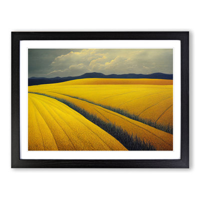 Tremendous Wheat Field - Single Picture Frame Painting
