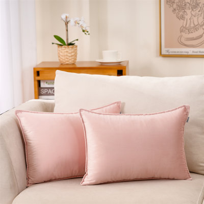 Flanged Square Velvet Pillow Cover