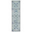 Tapis oriental gris / ivoire en laine touffeté à la main Akins-293326173