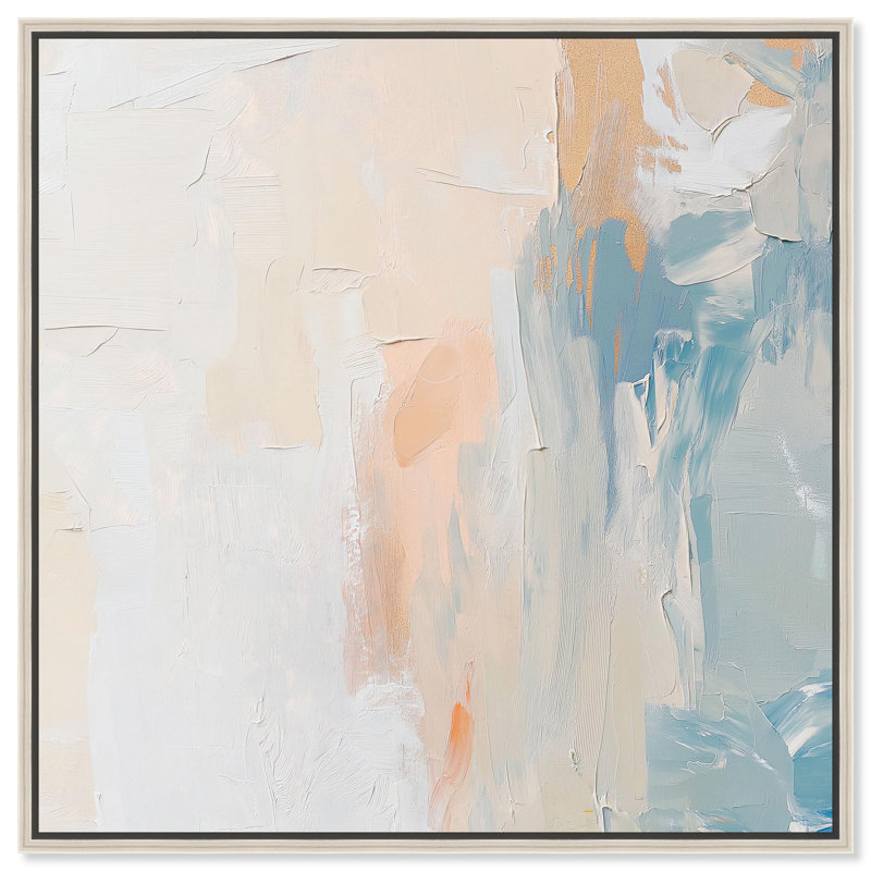 Toile «Gossamer Light II» par Art Remedy, H 13 po x l 13 po, Noir, Cadre flottant