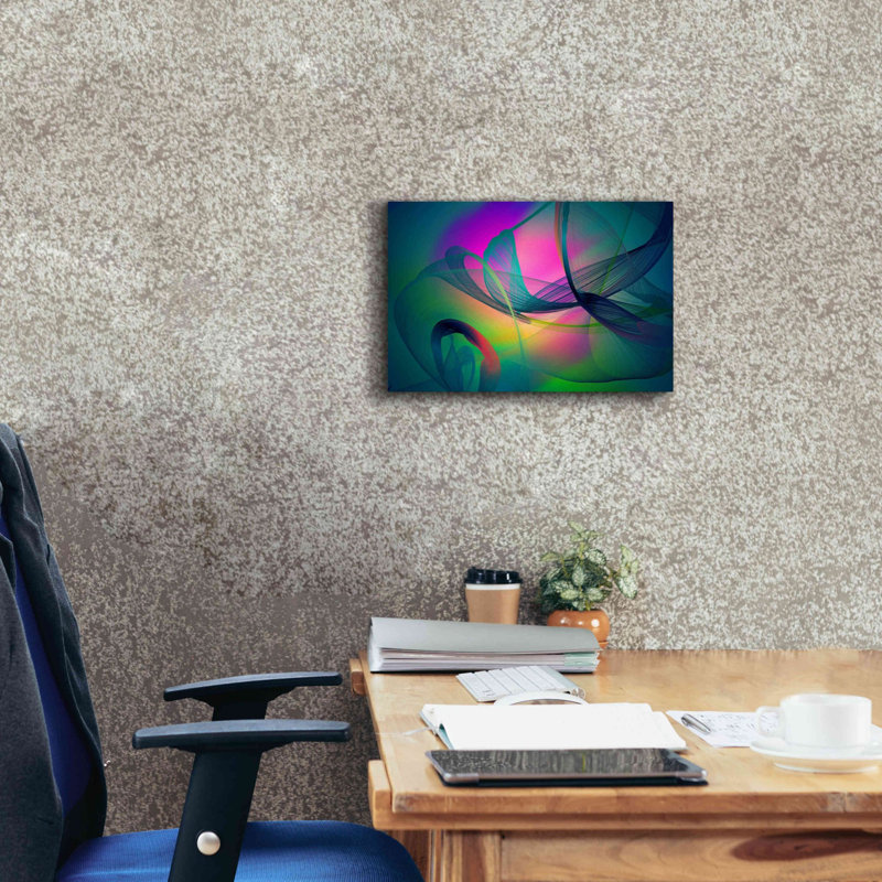 «Color In The Lines 29» par Irena Orlov, estampe numérique sur toile, H 12 po x l 18 po x P 0,75 po
