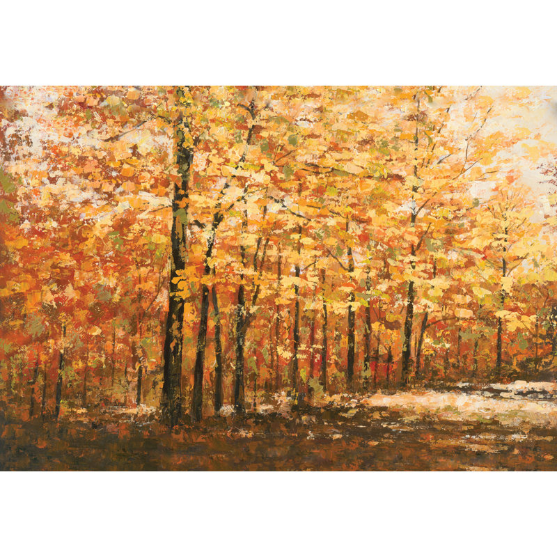 Painted Autumn - Wrapped Canvas Art Prints, 20cm H x 30cm W