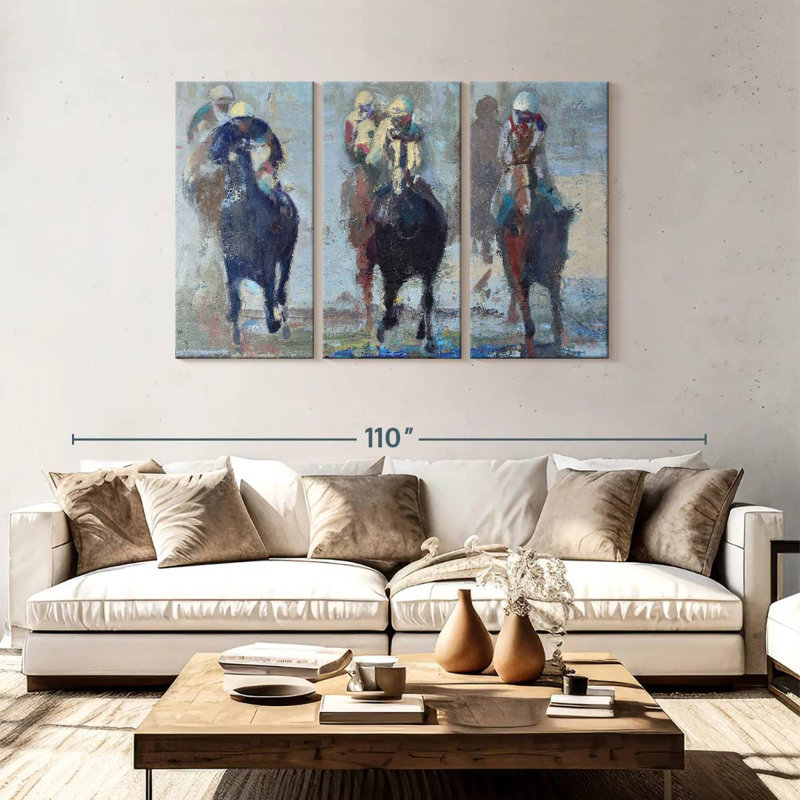 Sireci Thunder Run, 48" H x 74" W