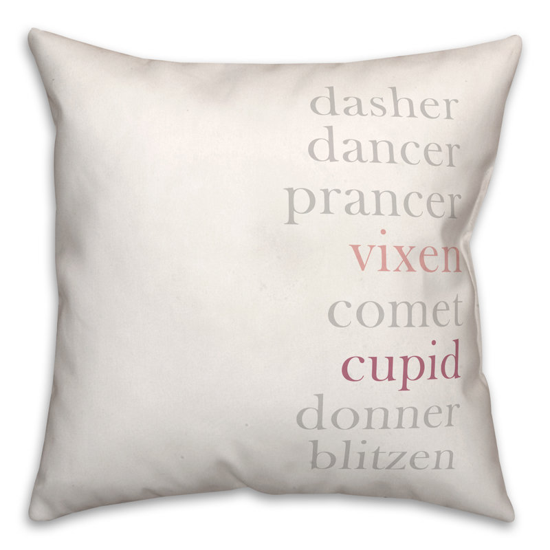 Reversible Throw Pillow