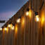 Pro 12-Light 27 ft. Outdoor Solar NonHanging LED 1-Watt G45 3000K Soft White Bulb String Lights