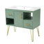 36'' Bathroom Vanity With Resin Sink Combo Set