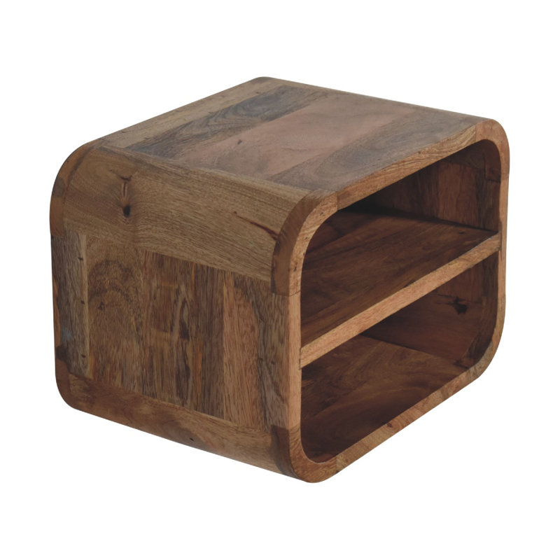 Deshler 35cm W Solid Wood Bedside Table
