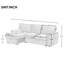 Canapé-lit confortable avec rangement et porte-gobelet confortable - canapé gris pour la maison-727327568