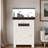 Fish Tank Stand With Power Outlets, Storage Cabinet And Drawer