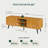 Rhombus TV Stand with Storage Cabinets-1308403836