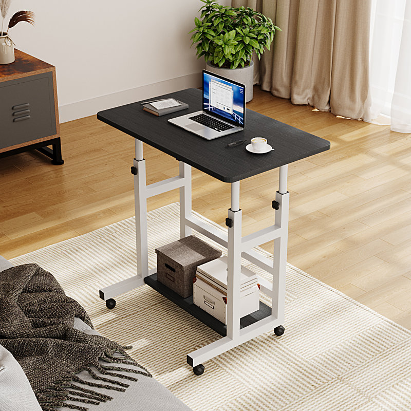 MDF Computer Desk, black/black；white