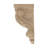 10 in x 4-3/4 in x 5-3/8 in Unfinished Small Hand Carved Solid Acanthus Leaf Wood Corbel-51892253