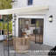 Cream White Metal Pergola Canopy With Splash - Upf30+ Roof, Lean To Design For Backyard, Secure Installation, Multi Use Different Outdoor Occasions Patio Gazebo Drainage And Weather Features, 180Gsm