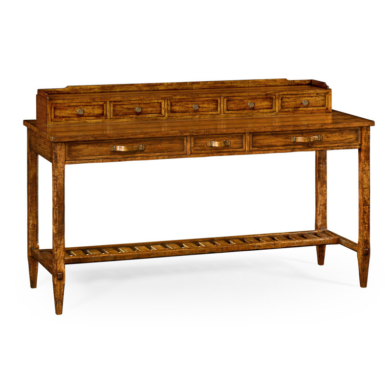 Casually Country 72'' W Solid Wood Buffet, Country Farmhouse Walnut